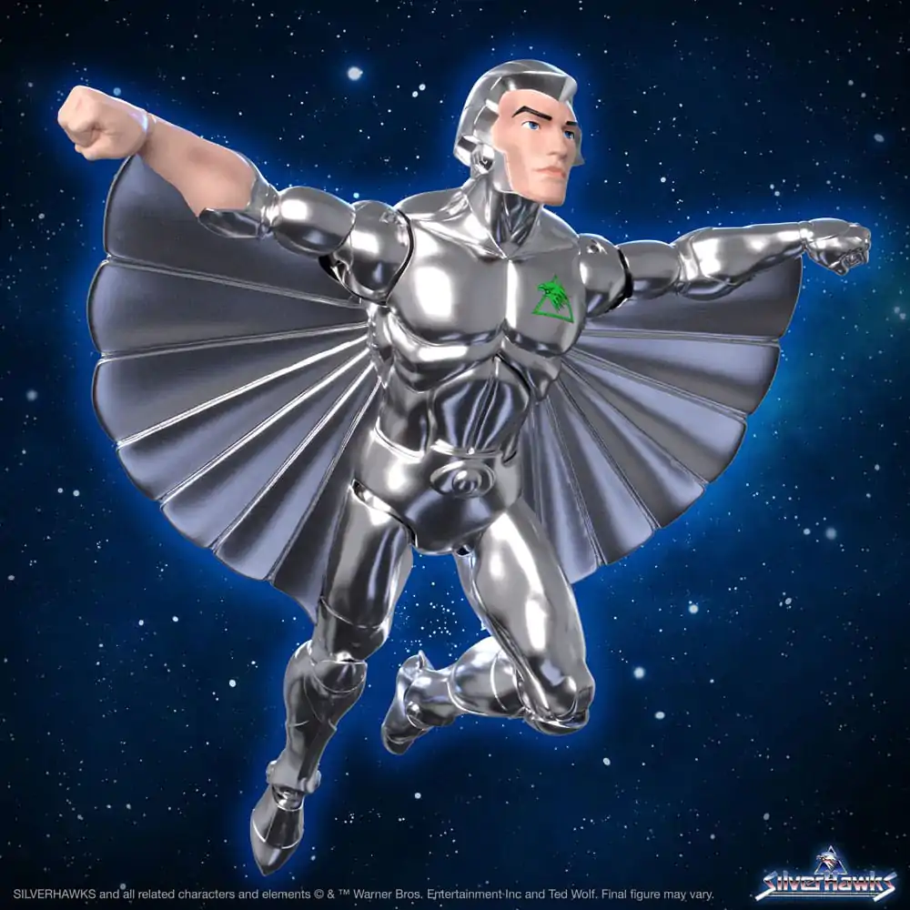 Figurină de acțiune SilverHawks Ultimates Quicksilver (Versiunea Jucărie) 18 cm poza produsului