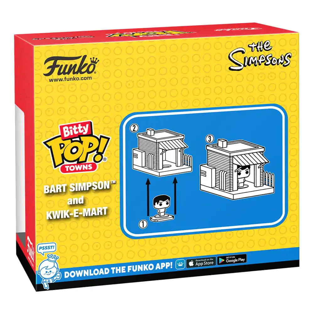 Simpsons Bitty Funko POP! Town figurină de vinil Kwik-E-Mart poza produsului