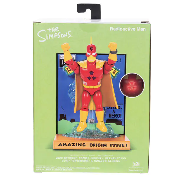 Simpsons Premium Action Figure Radioactive Man 13 cm figurină de acțiune poza produsului