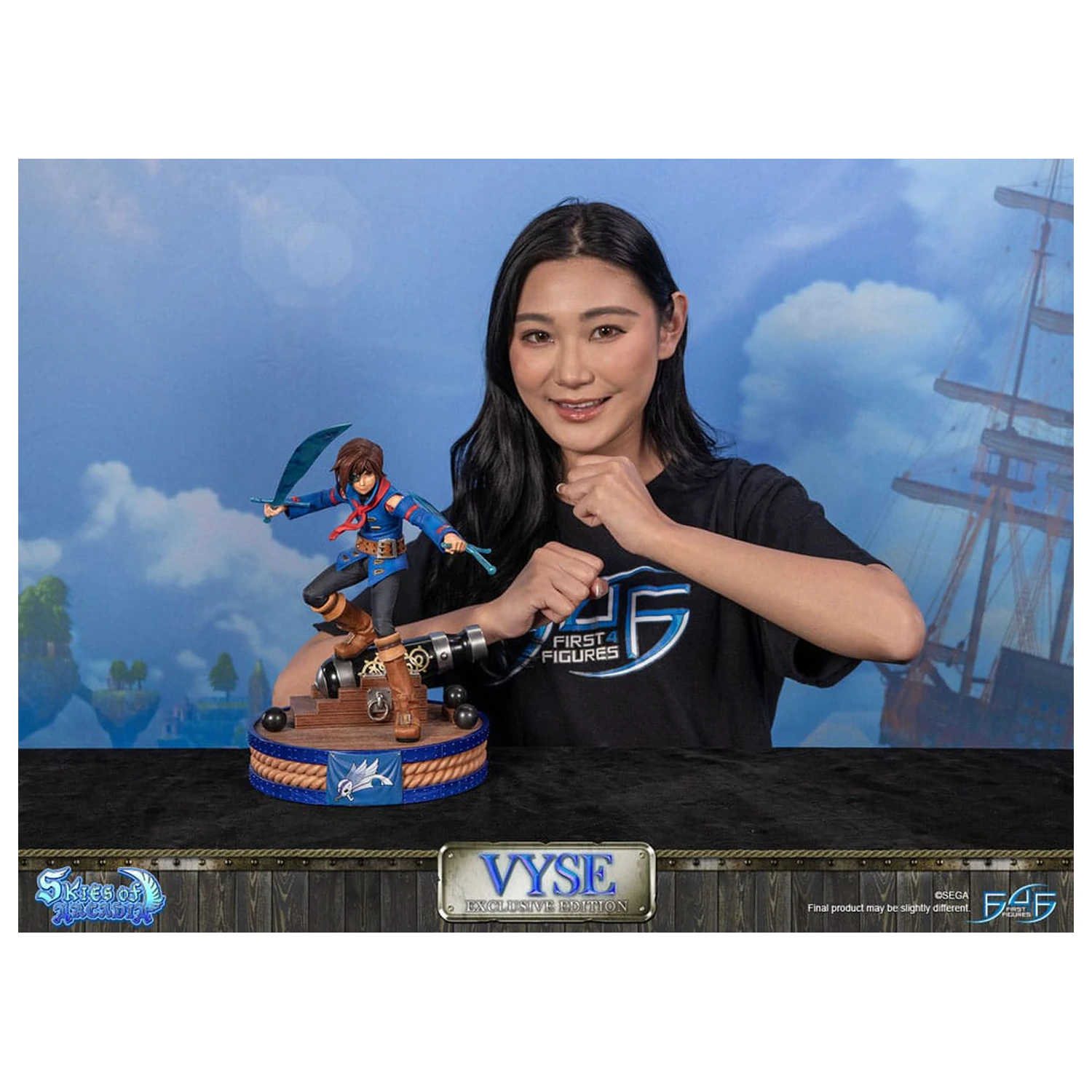 Skies of Arcadia Statuie Vyse Exclusive Edition 31 cm poza produsului