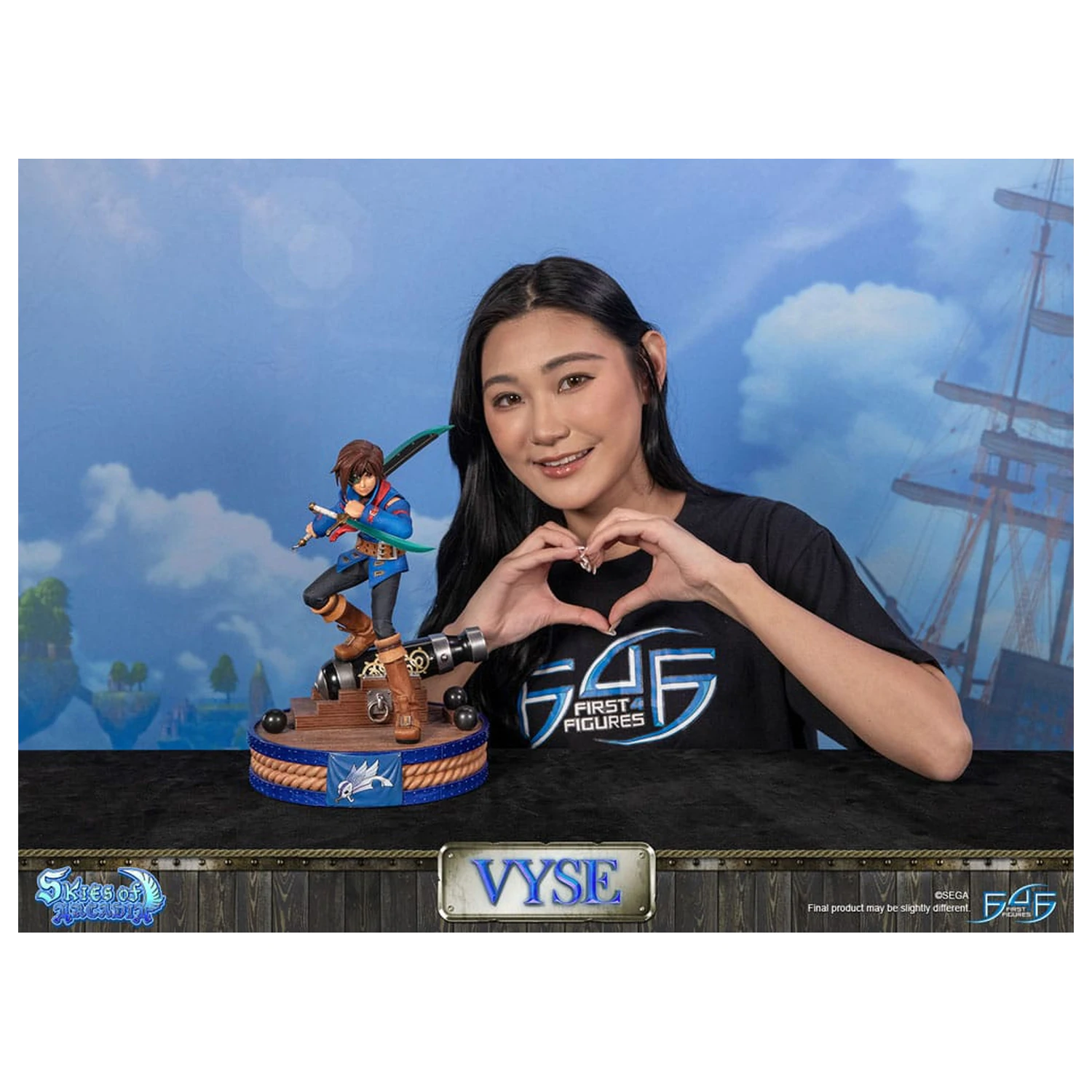 Skies of Arcadia Statuie Vyse Standard Edition 31 cm poza produsului