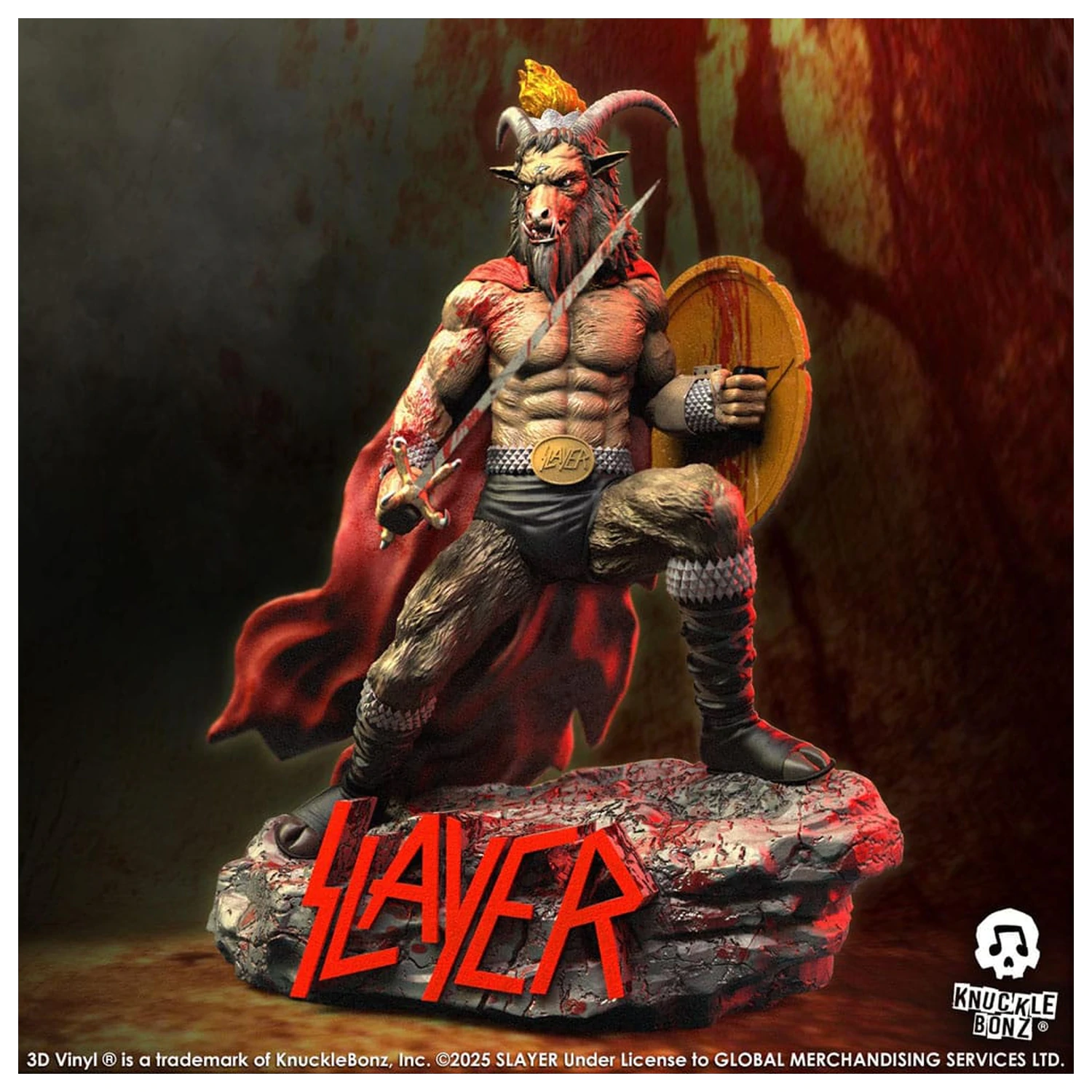 Slayer 3D Statueta din Vinil Show No Mercy Minotaur 22 cm poza produsului