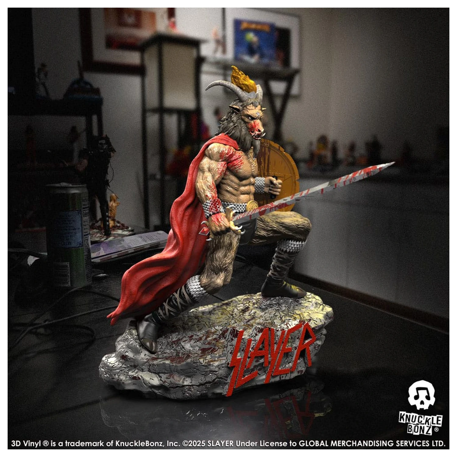 Slayer 3D Statueta din Vinil Show No Mercy Minotaur 22 cm poza produsului