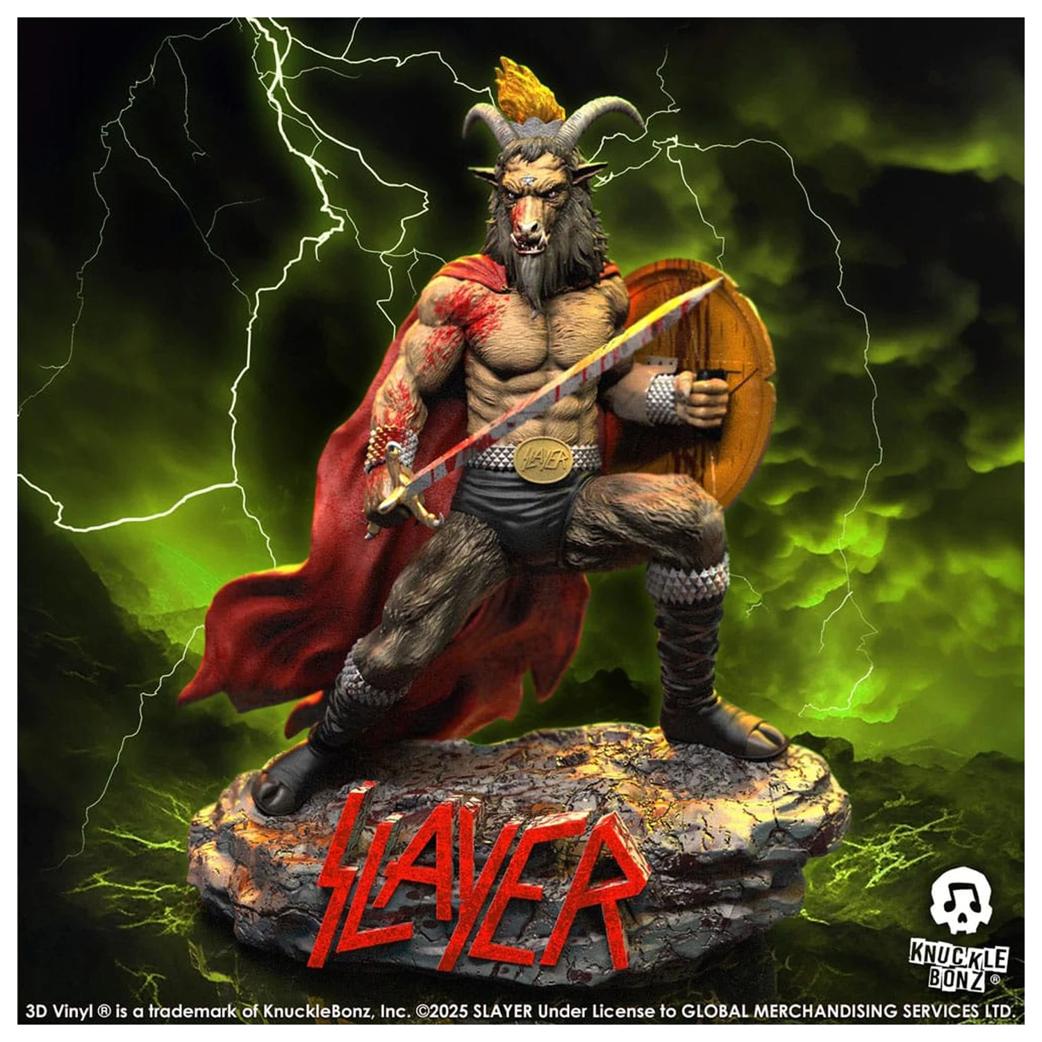 Slayer 3D Statueta din Vinil Show No Mercy Minotaur 22 cm poza produsului