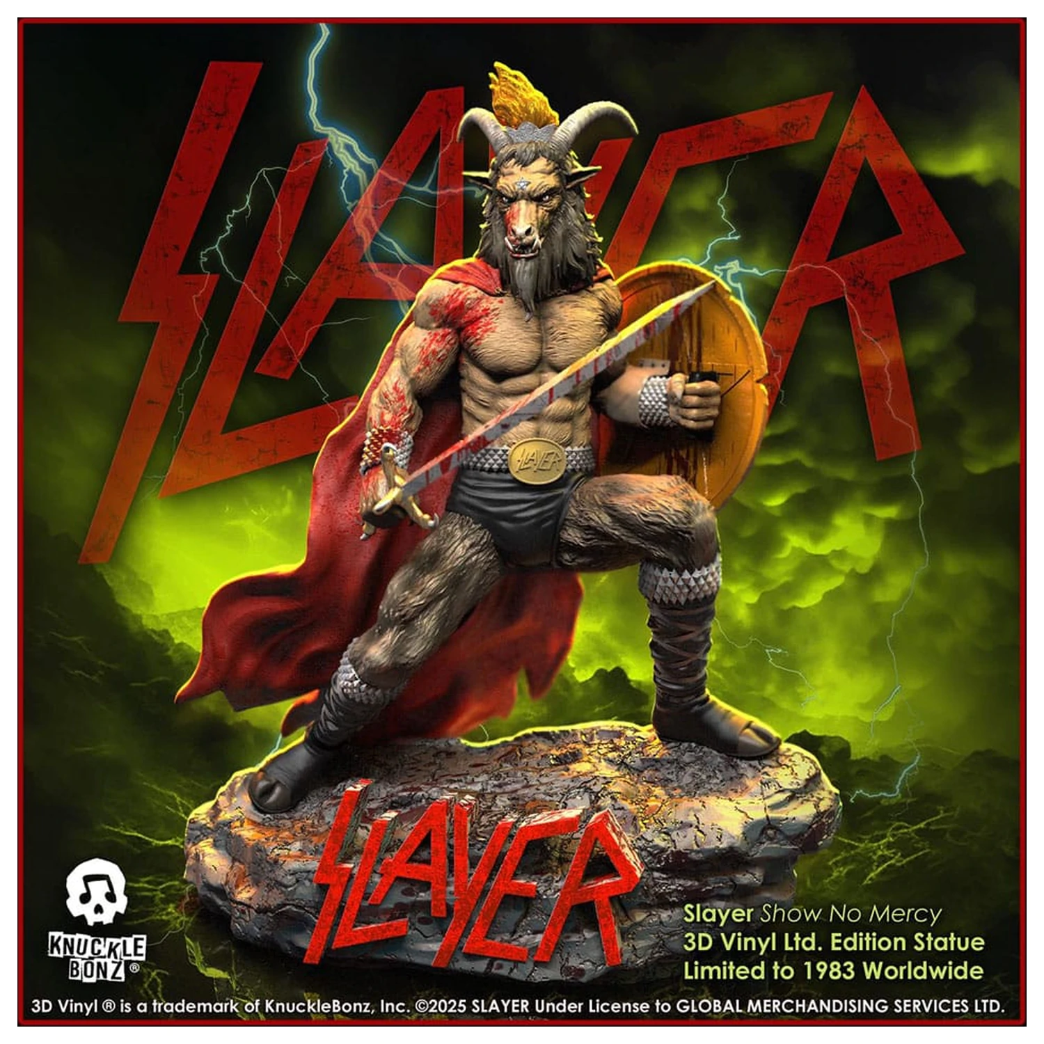 Slayer 3D Statueta din Vinil Show No Mercy Minotaur 22 cm poza produsului