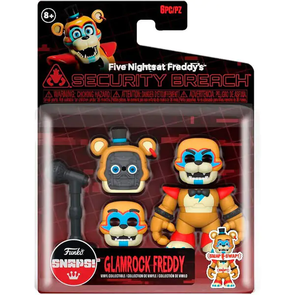 Snaps! figurina Five Nights at Freddys Glamrock Freddy poza produsului