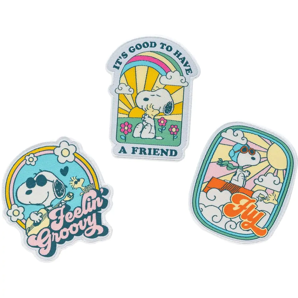 Snoopy set 3 buc patch poza produsului