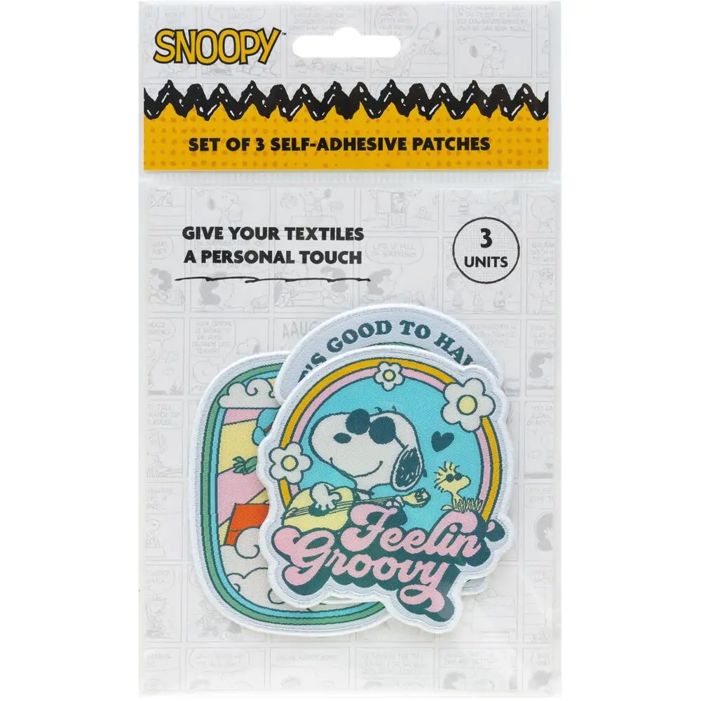 Snoopy set 3 buc patch poza produsului