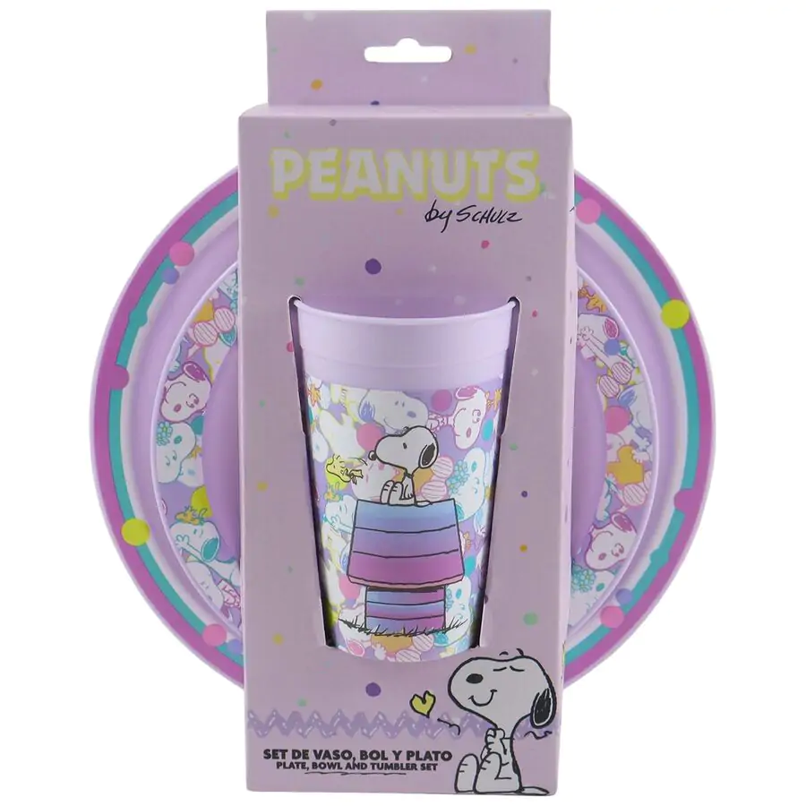 Set de mic dejun Snoopy 3 piese poza produsului