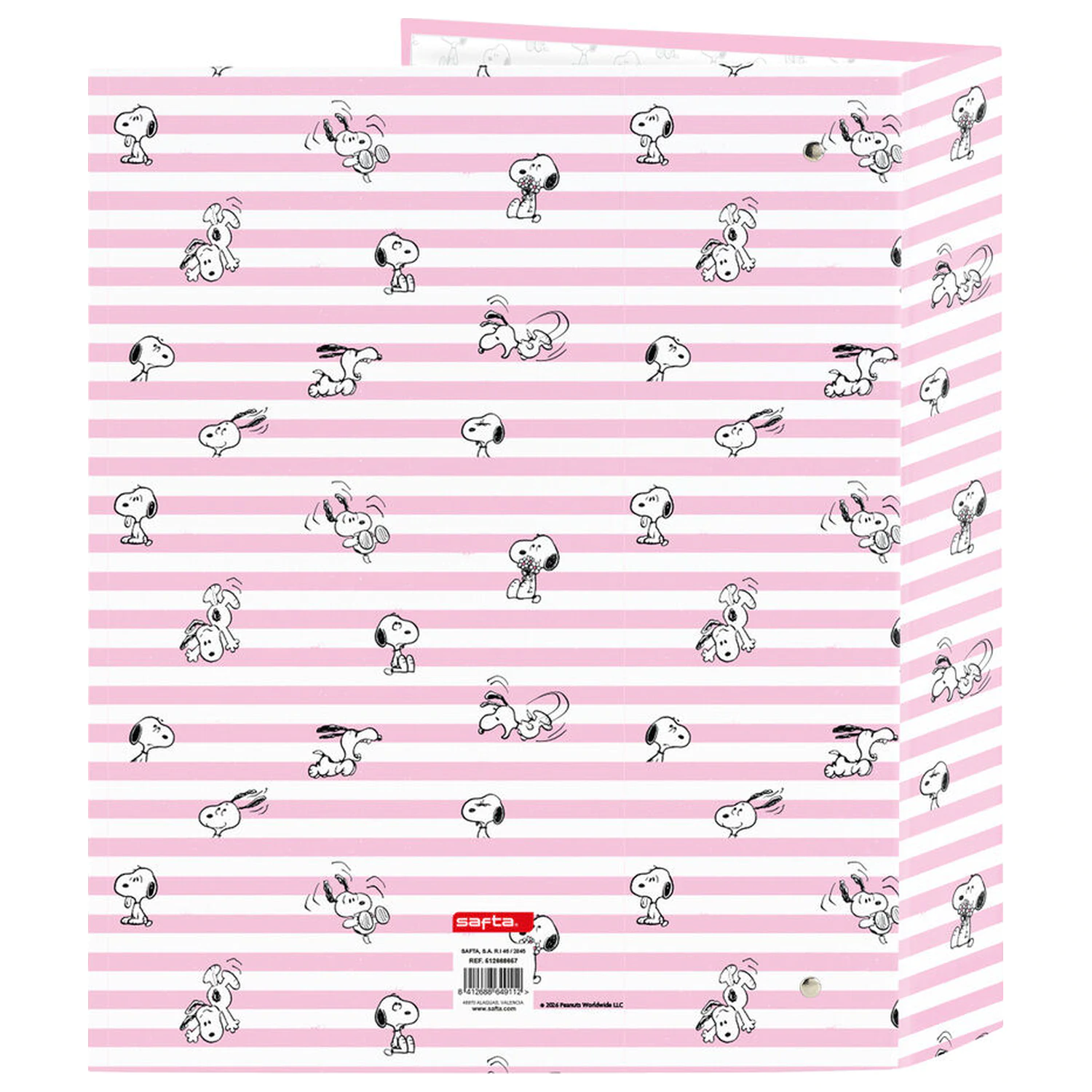 Snoopy carton A4 liant 4 inele poza produsului