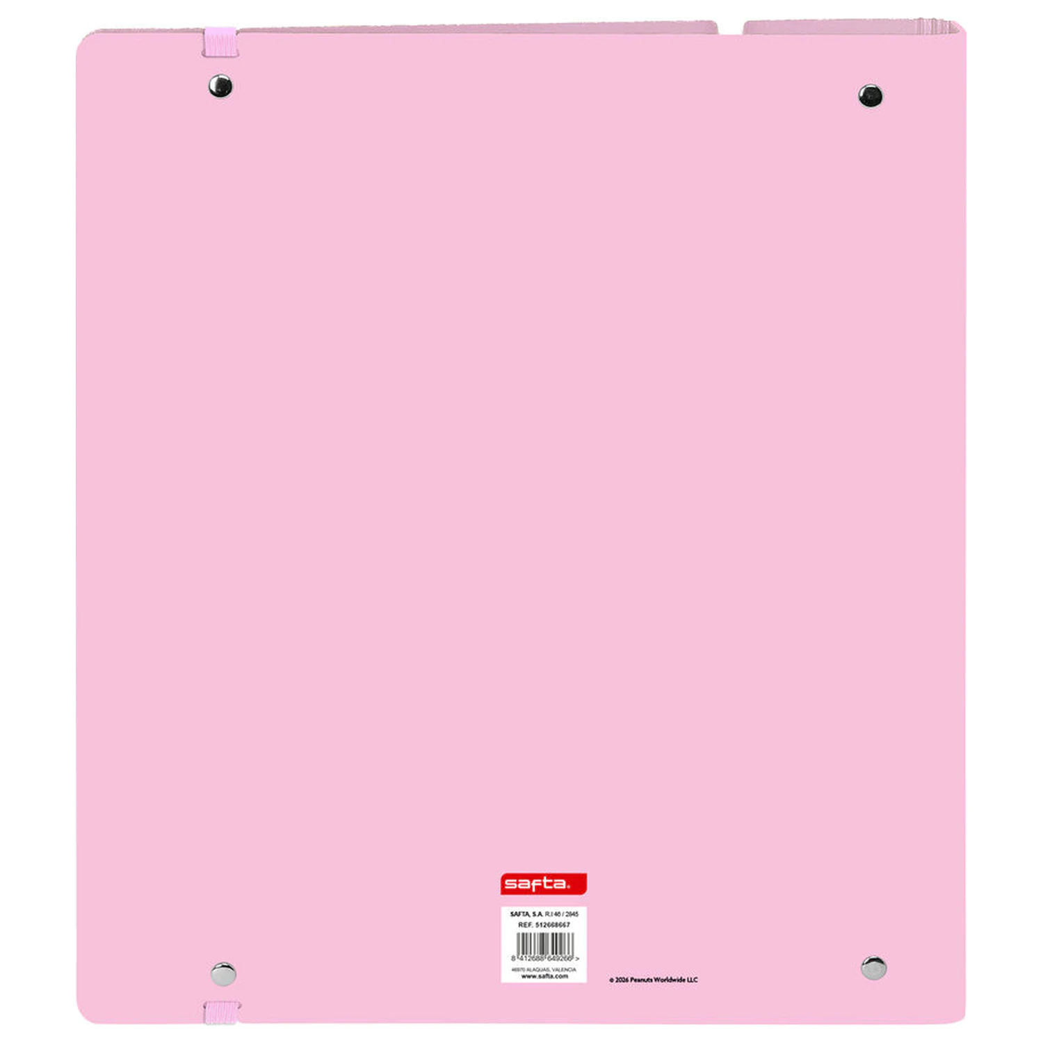 Snoopy carton A4 liant cu 4 inele si coli poza produsului