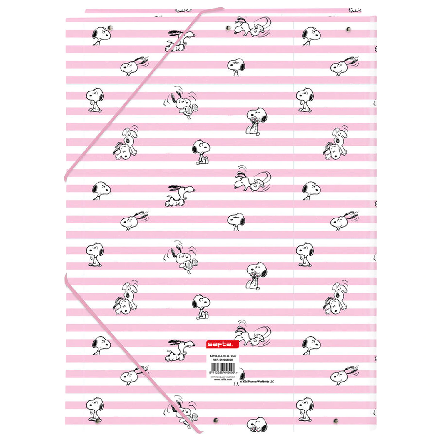 Snoopy biblioraft din carton A4 cu clape poza produsului