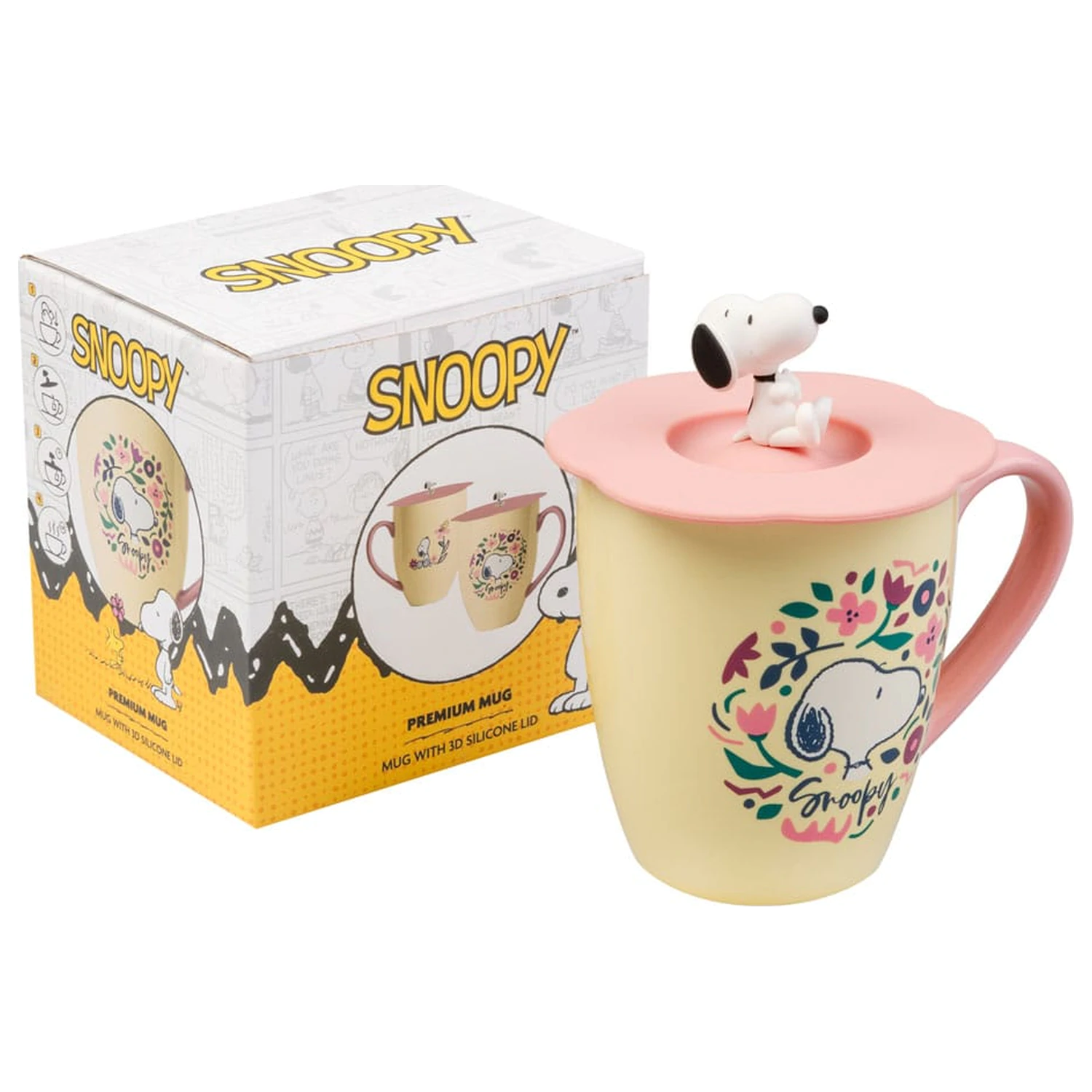 Cana premium Snoopy cu capac poza produsului