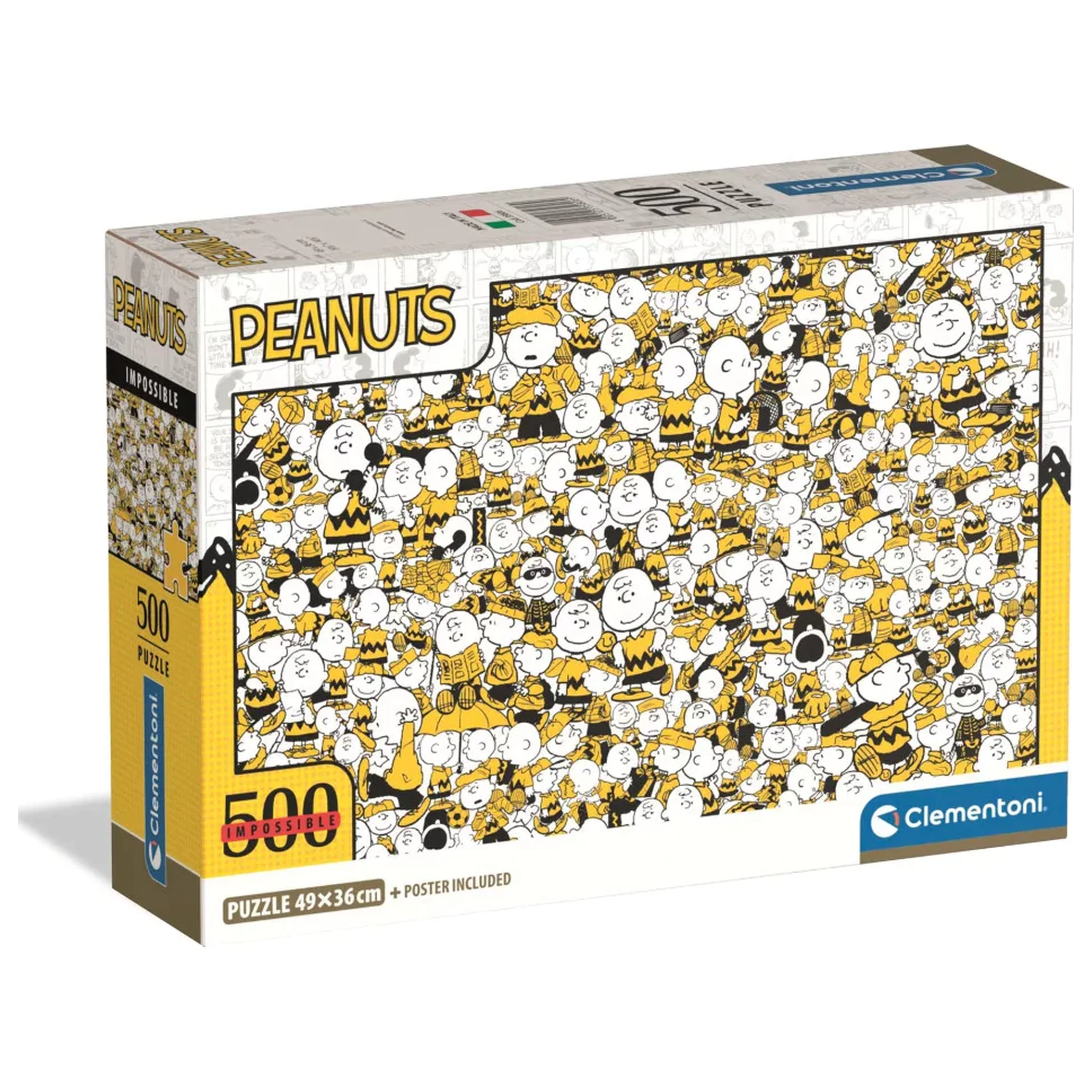 Snoopy Crowd Chaos 500 piese puzzle compact poza produsului