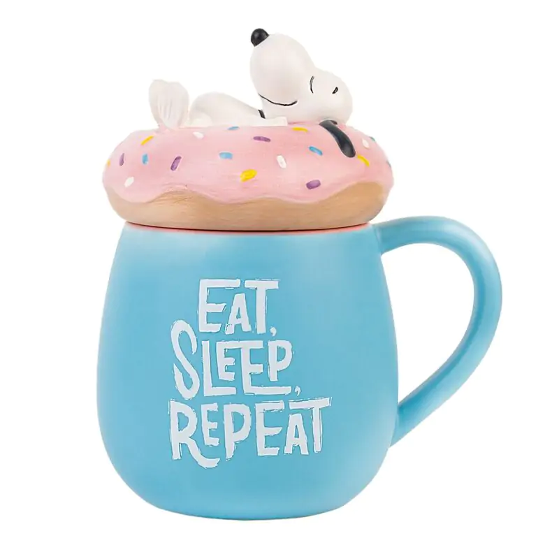 Snoopy Eat Sleep Repeat cană 3D 500ml poza produsului