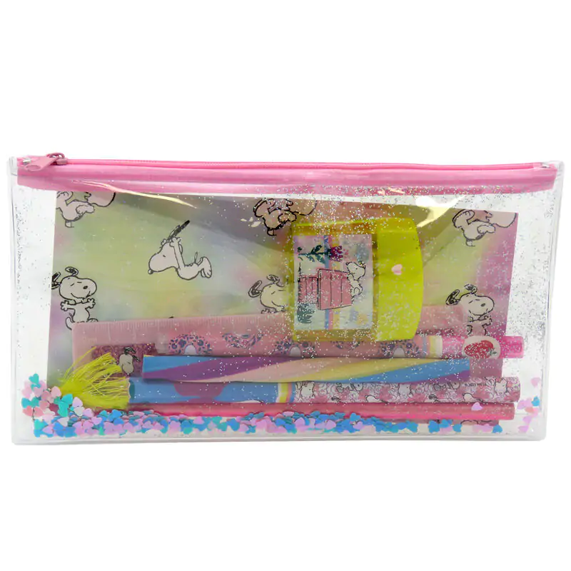 Snoopy set de papetarie + penar poza produsului
