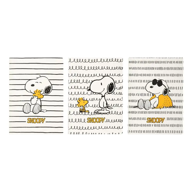 Snoopy Lazy Days pack 3 caiete A5 poza produsului