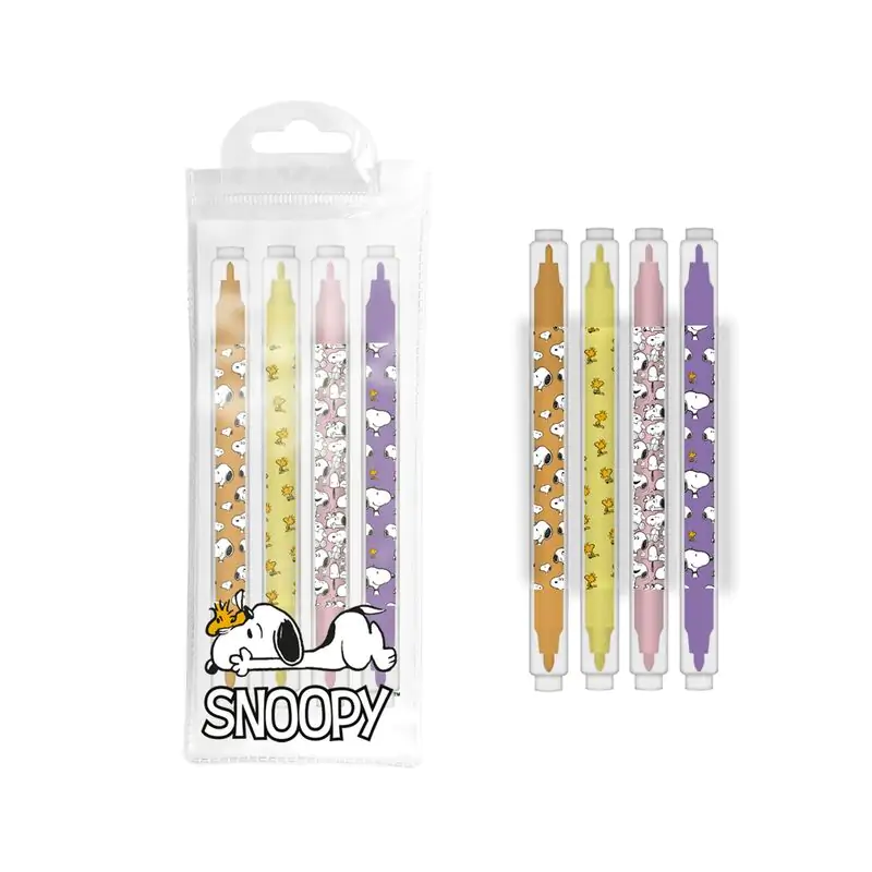 Snoopy Lazy Days Set 4 evidențiatoare poza produsului