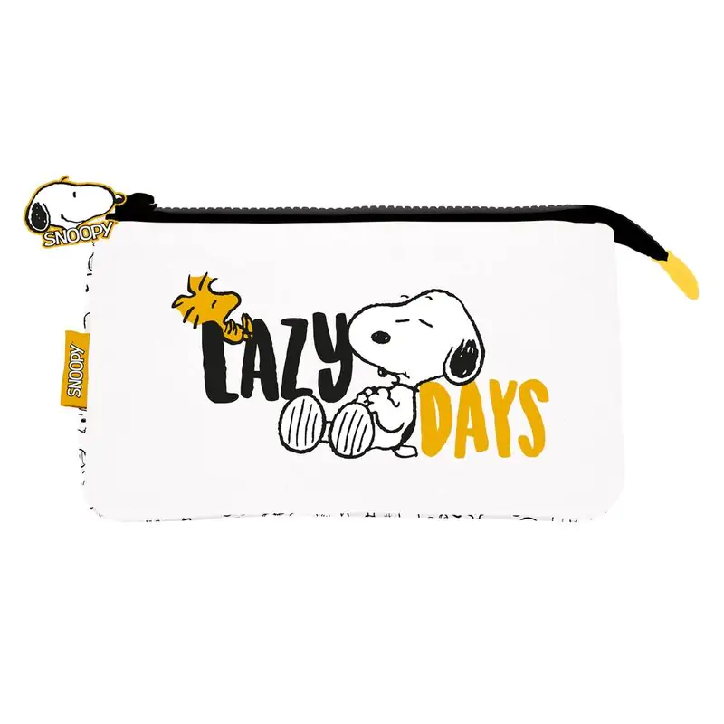 Snoopy Lazy Days etui triplu pentru creioane poza produsului