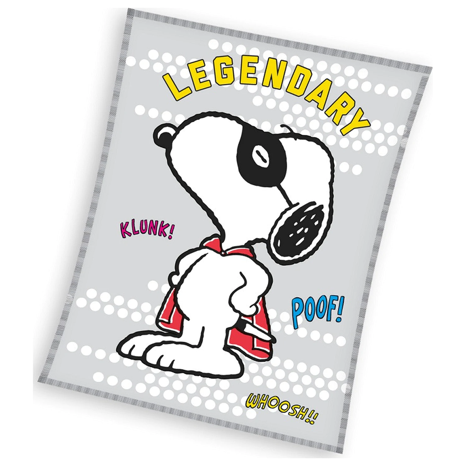 Snoopy Legendary patura de fleece poza produsului