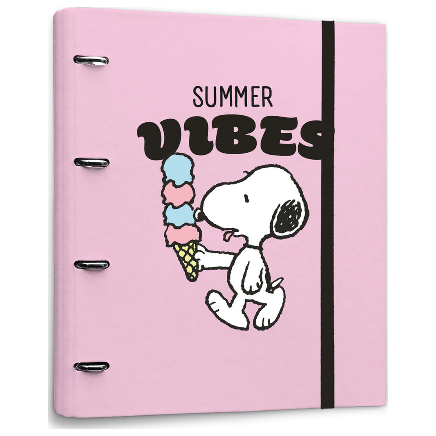 Snoopy Peanuts biblioraft cu 4 inele poza produsului