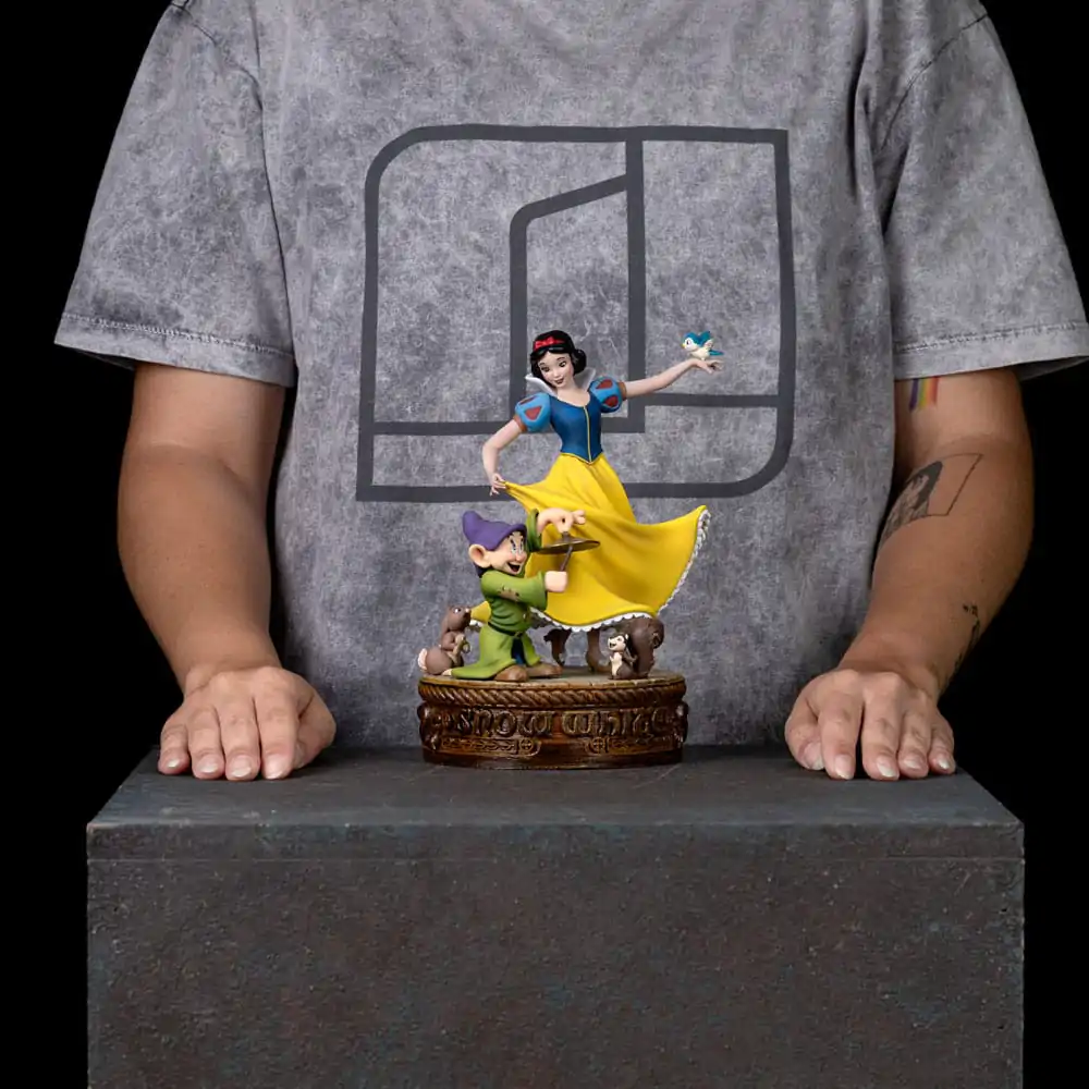 Statuie Art Scale Albă ca Zăpada și cei Șapte Pitici 1/10 Albă ca Zăpada și Dopey 21 cm poza produsului