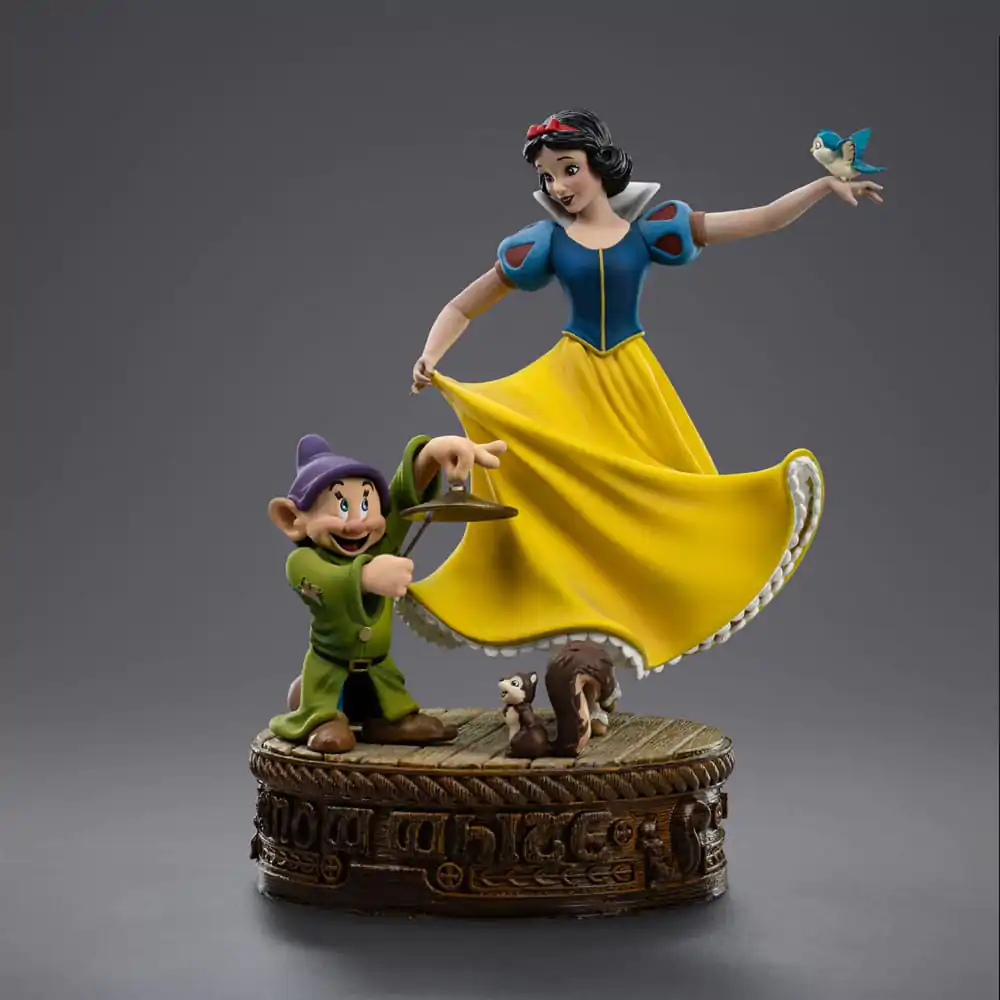 Statuie Art Scale Albă ca Zăpada și cei Șapte Pitici 1/10 Albă ca Zăpada și Dopey 21 cm poza produsului