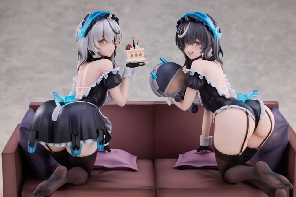 Snowbreak Containment Zone Statui PVC 2-Pack 1/6 Cherno & Meursault Apprentice Maid Ver. Deluxe Edition 19 cm poza produsului