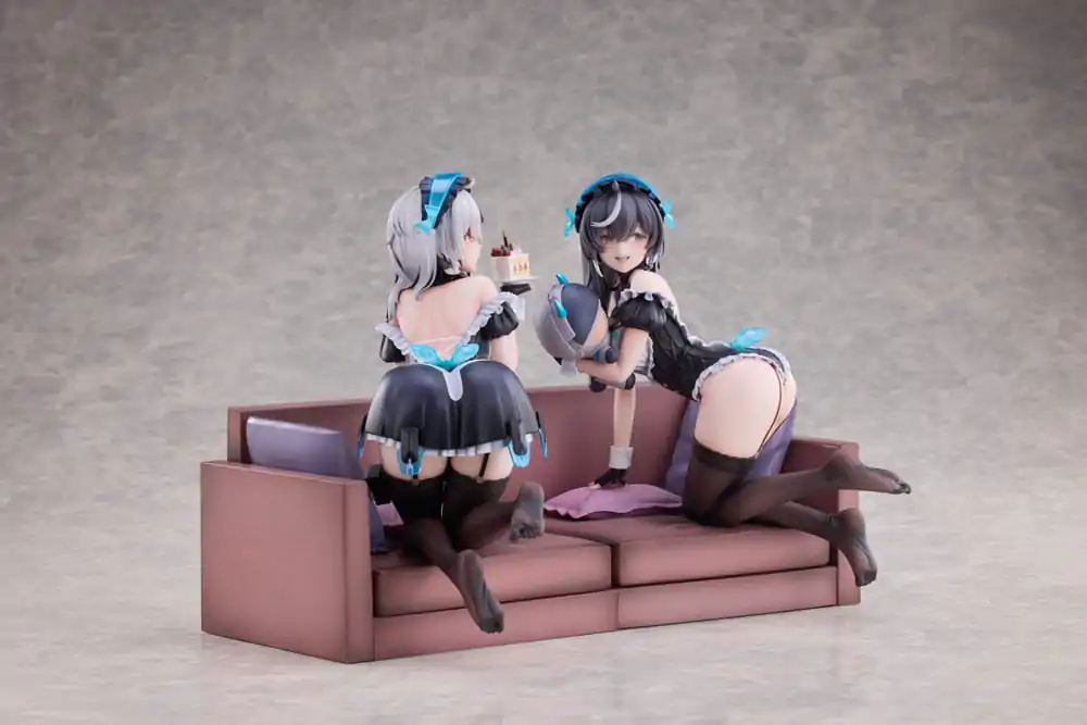 Snowbreak Containment Zone Statui PVC 2-Pack 1/6 Cherno & Meursault Apprentice Maid Ver. Deluxe Edition 19 cm poza produsului