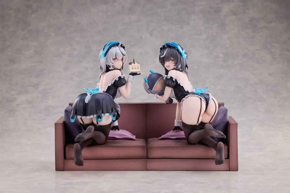 Snowbreak Containment Zone Statui PVC 2-Pack 1/6 Cherno & Meursault Apprentice Maid Ver. Deluxe Edition 19 cm poza produsului
