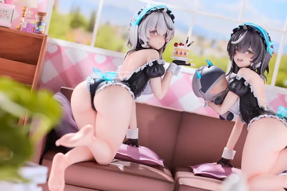 Snowbreak Containment Zone Statui PVC 2-Pack 1/6 Cherno & Meursault Apprentice Maid Ver. Deluxe Edition 19 cm poza produsului