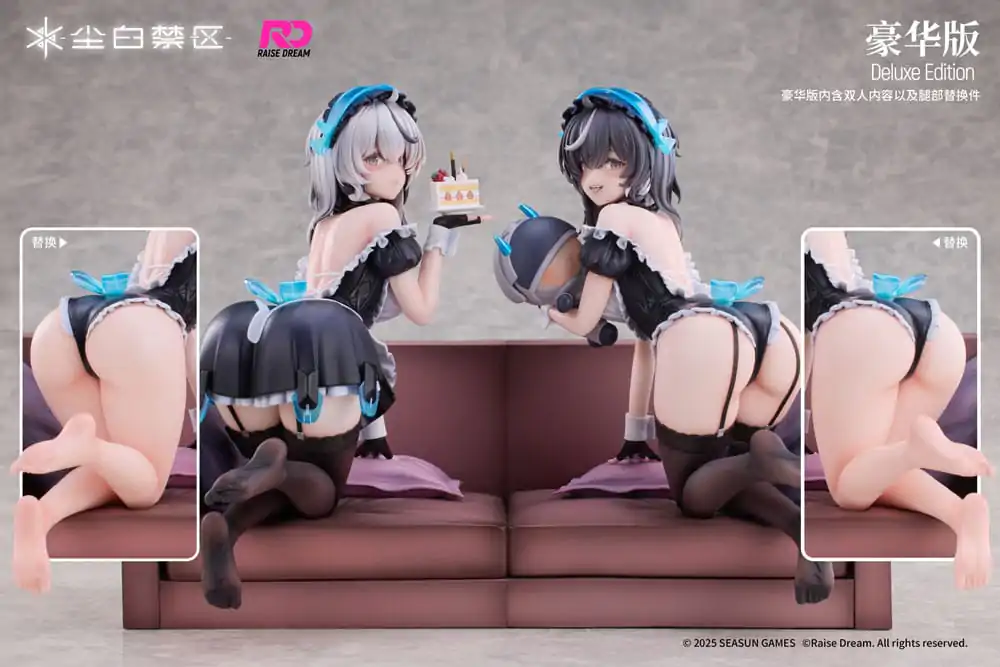 Snowbreak Containment Zone Statui PVC 2-Pack 1/6 Cherno & Meursault Apprentice Maid Ver. Deluxe Edition 19 cm poza produsului