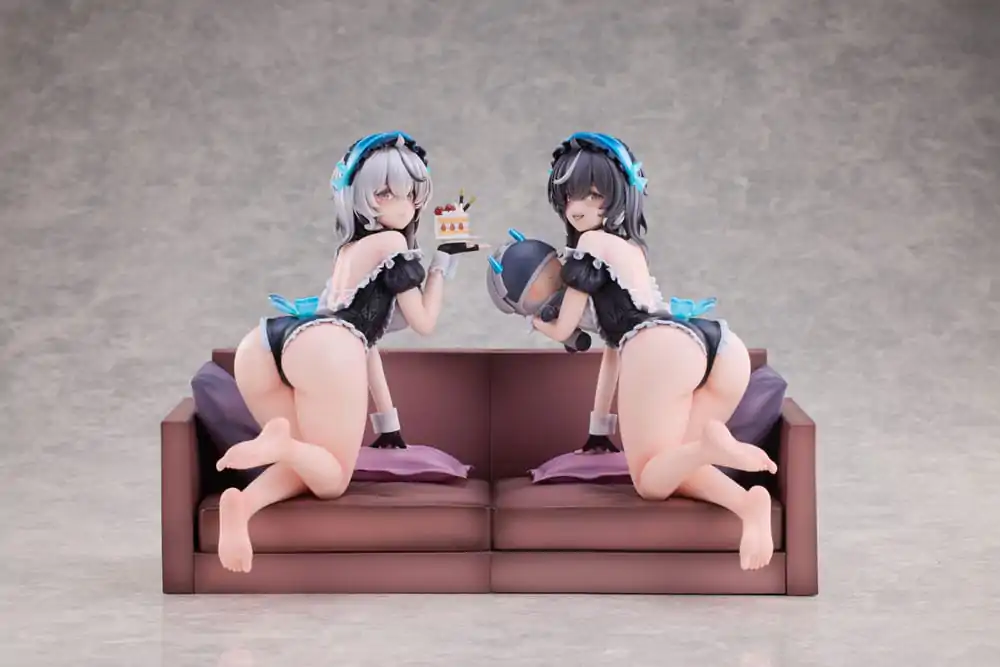 Snowbreak Containment Zone Statui PVC 2-Pack 1/6 Cherno & Meursault Apprentice Maid Ver. Deluxe Edition 19 cm poza produsului