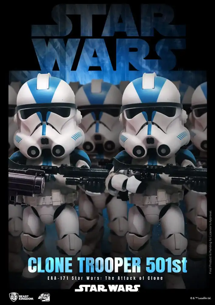 Star Wars Egg Attack Figurina de actiune Clone Trooper 501st 16 cm poza produsului
