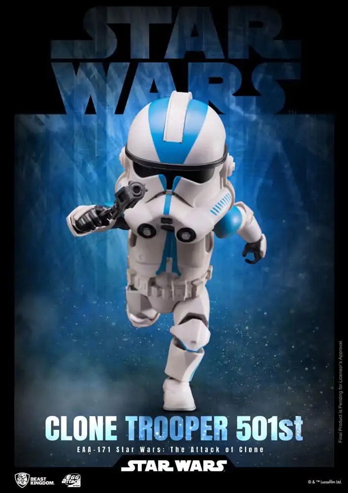 Star Wars Egg Attack Figurina de actiune Clone Trooper 501st 16 cm poza produsului