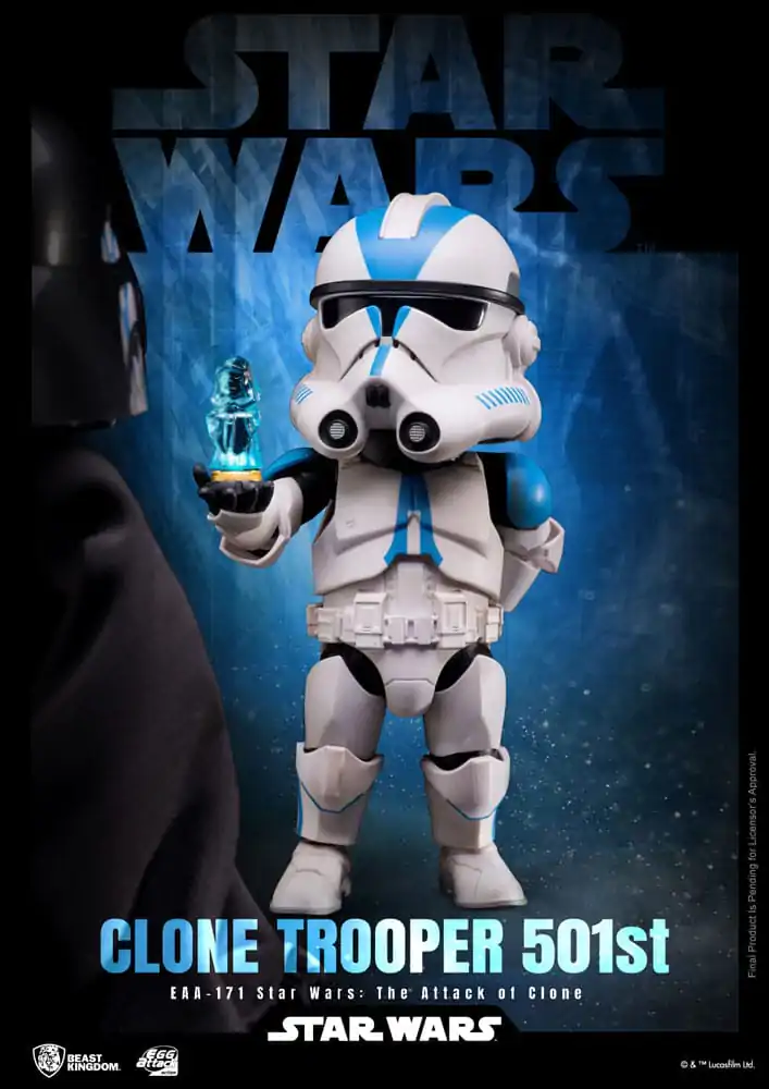 Star Wars Egg Attack Figurina de actiune Clone Trooper 501st 16 cm poza produsului