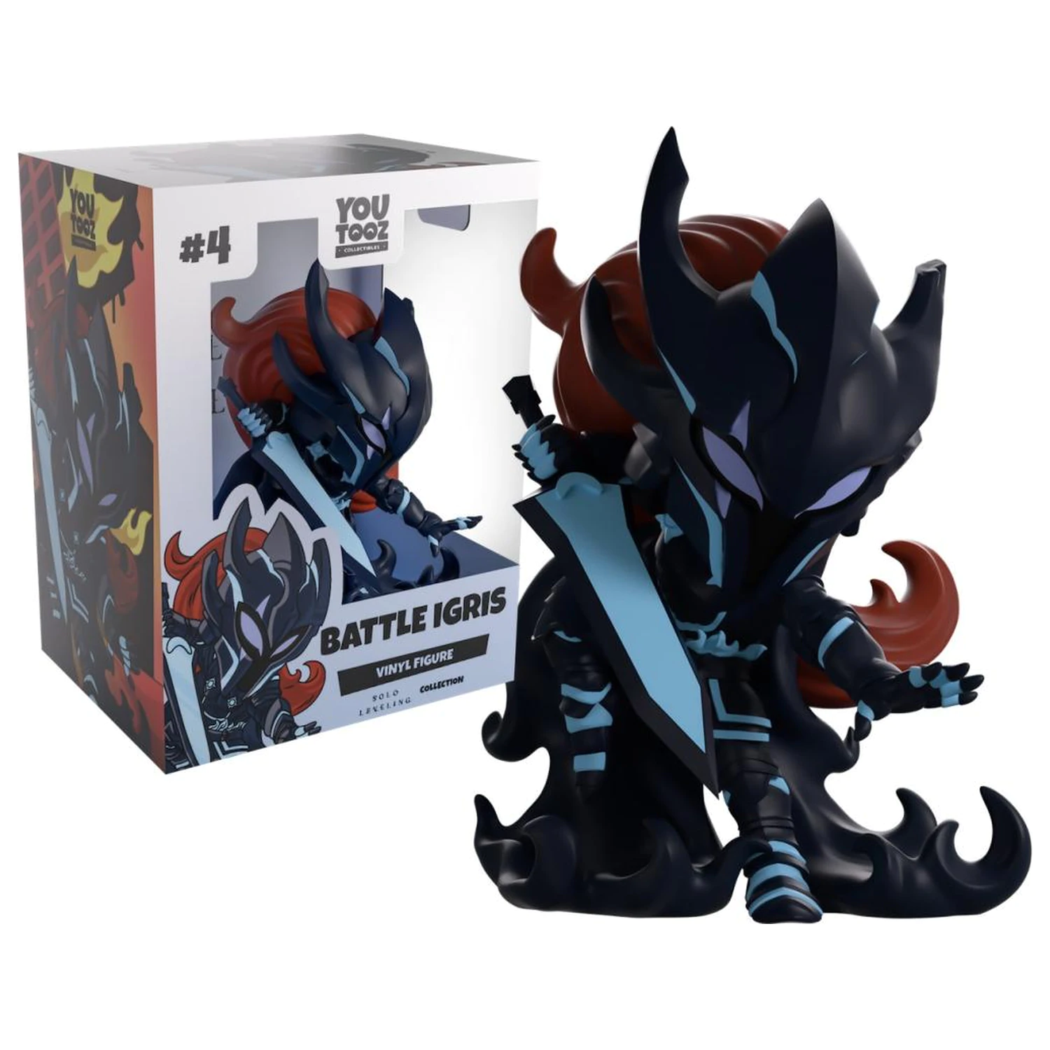 Figurina Solo Leveling Battle Igris Youtooz 13.7 cm poza produsului
