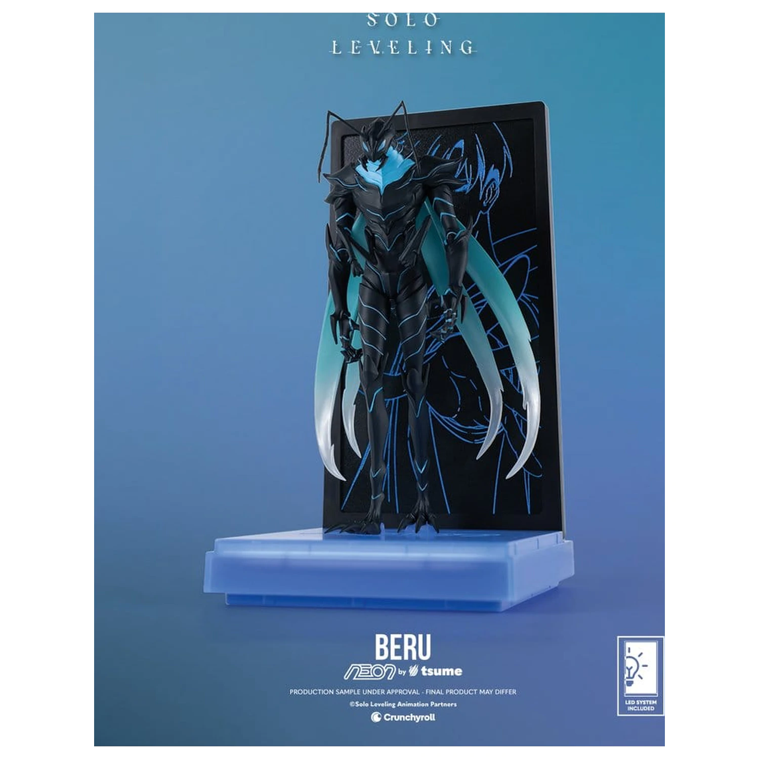 Figura Neon Solo Leveling 1/9 Beru 20 cm poza produsului