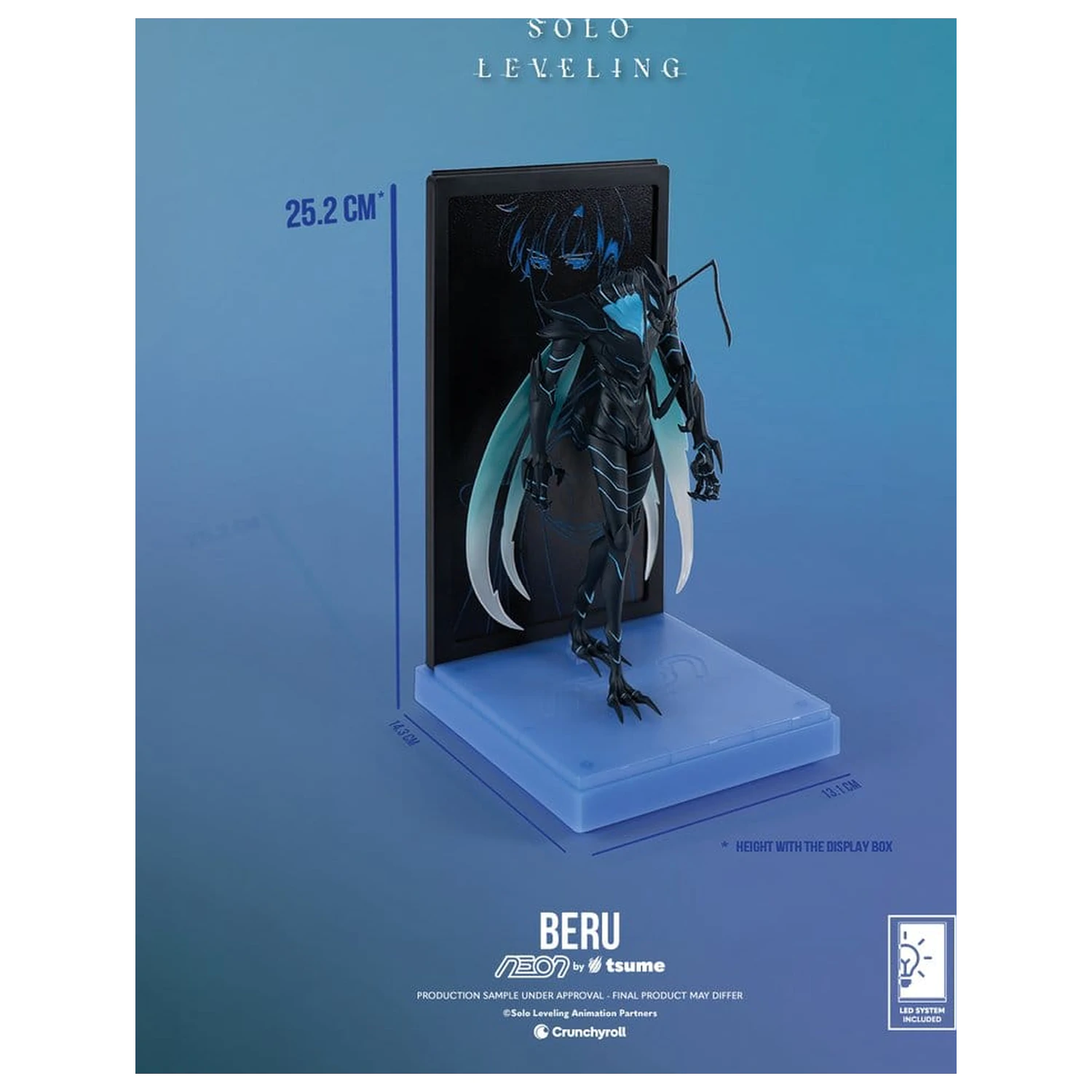 Figura Neon Solo Leveling 1/9 Beru 20 cm poza produsului