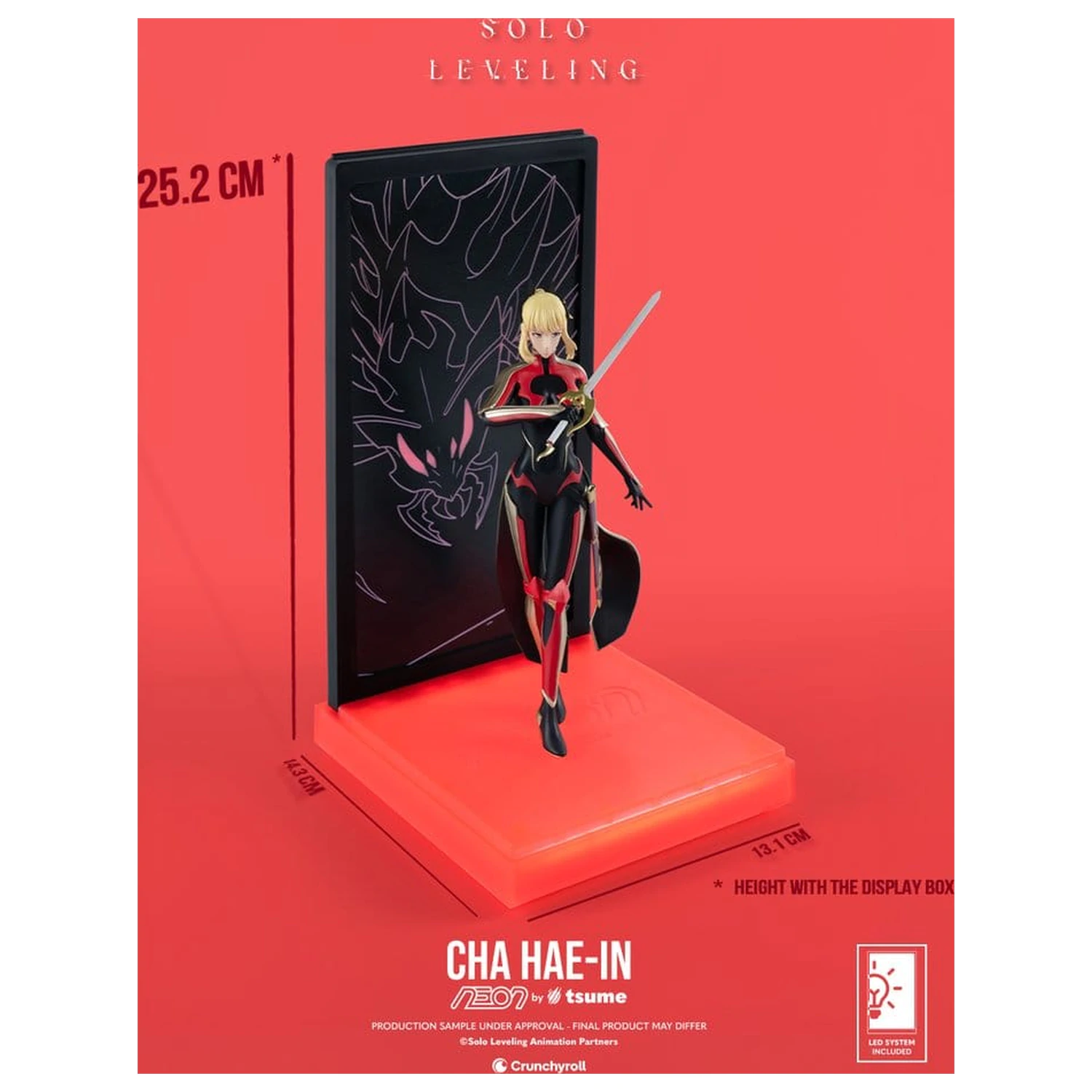Figura neon Solo Leveling 1/9 Cha Hae-In 20 cm poza produsului