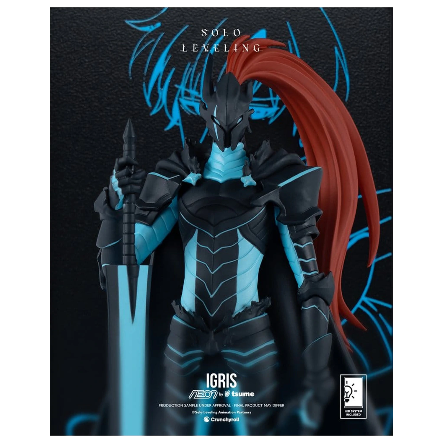 Figurina Neon Solo Leveling 1/9 Igris 20 cm poza produsului