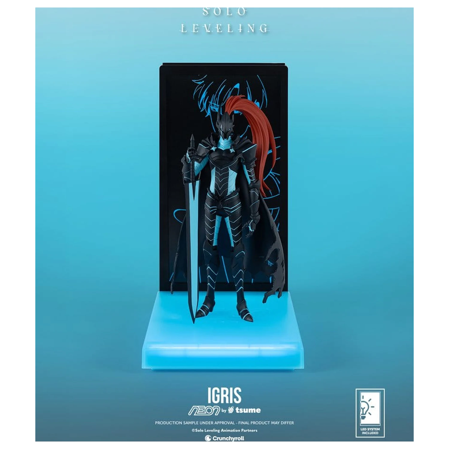 Figurina Neon Solo Leveling 1/9 Igris 20 cm poza produsului