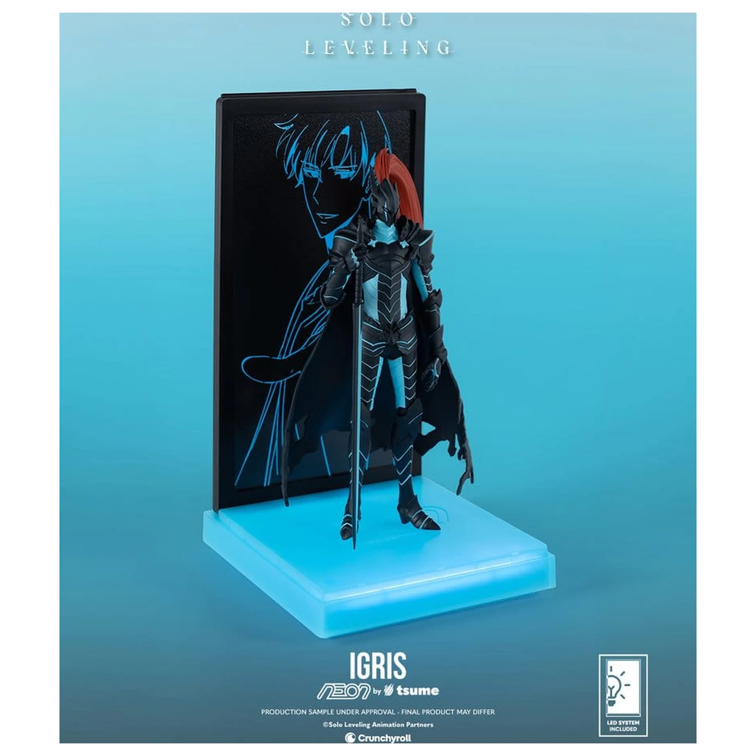 Figurina Neon Solo Leveling 1/9 Igris 20 cm poza produsului