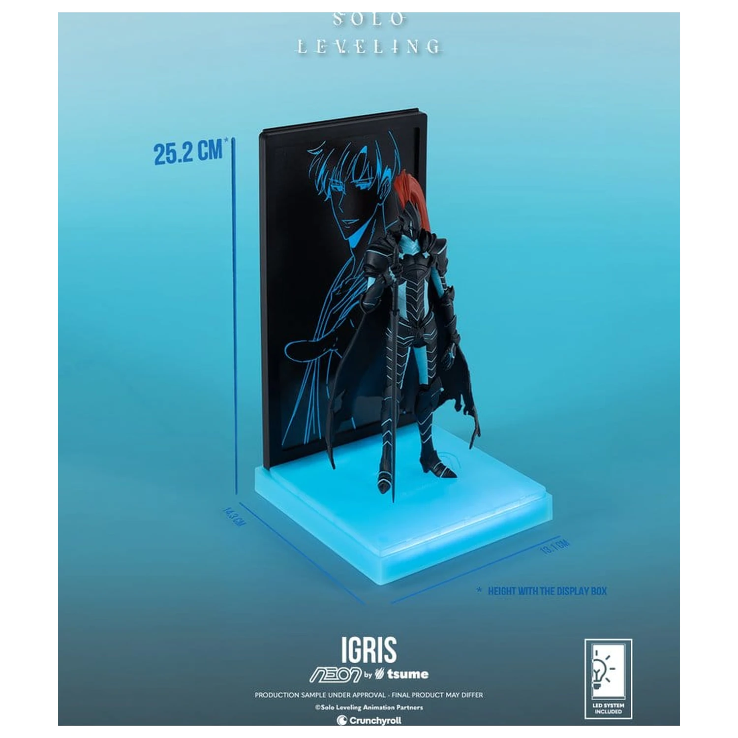 Figurina Neon Solo Leveling 1/9 Igris 20 cm poza produsului