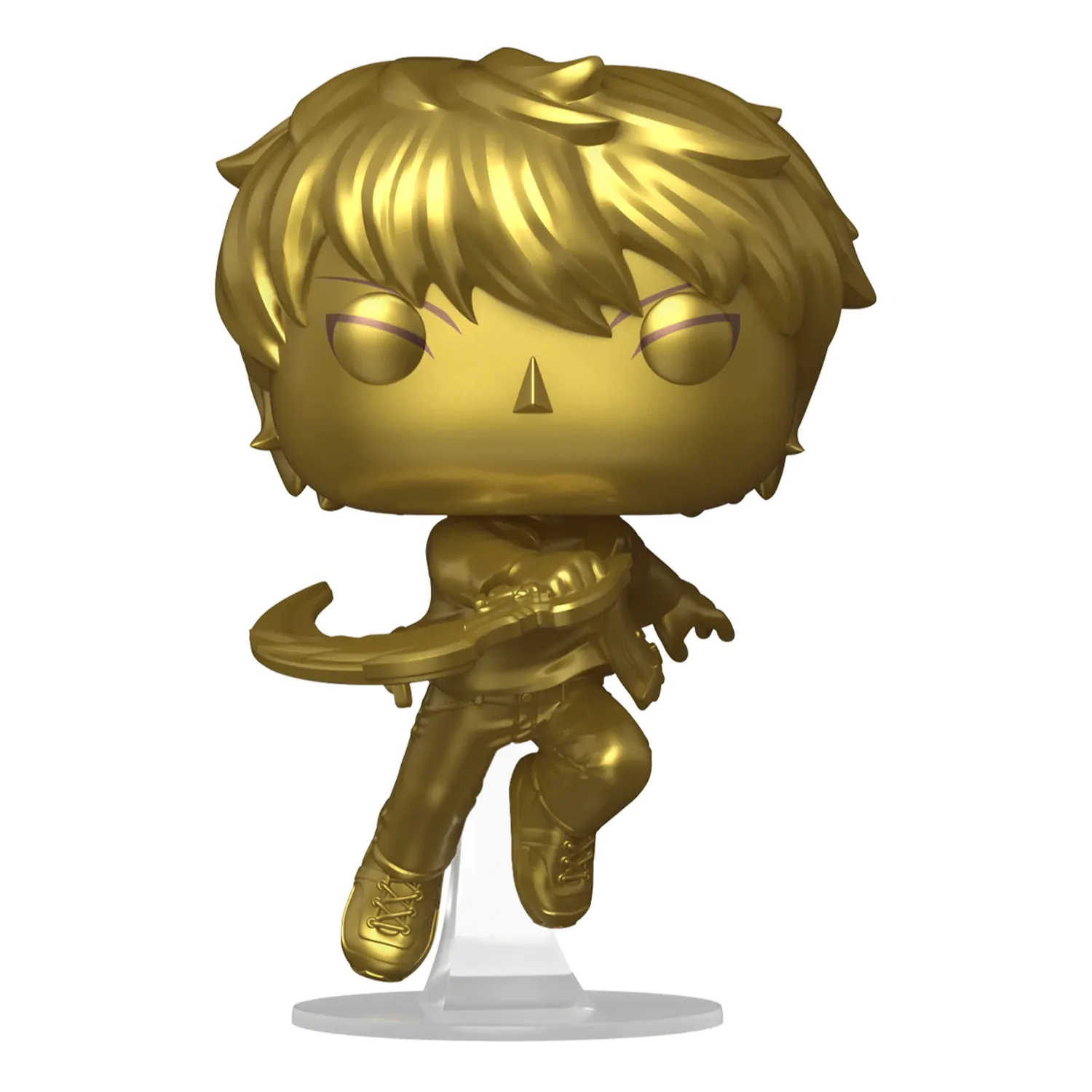 Figurină de vinil animată Pop! Solo Leveling Sung Jinwoo (Gold) Ediție Exclusivă 10 cm poza produsului