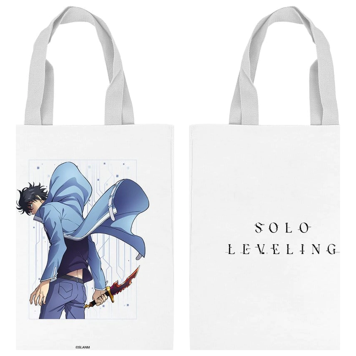 Solo Leveling Geanta din panza Sung Jinwoo poza produsului