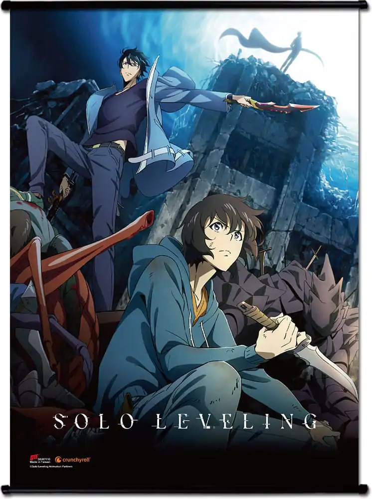Solo Leveling Pergament de perete Sung Jinwoo Key Art 44 x 33 cm poza produsului