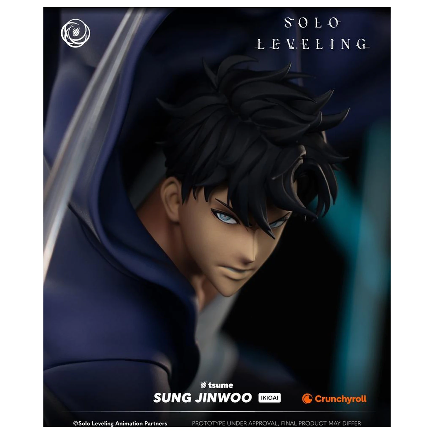 Statuia Solo Leveling Sung Jinwoo Ikigai 1/6 De Tsume 44cm poza produsului