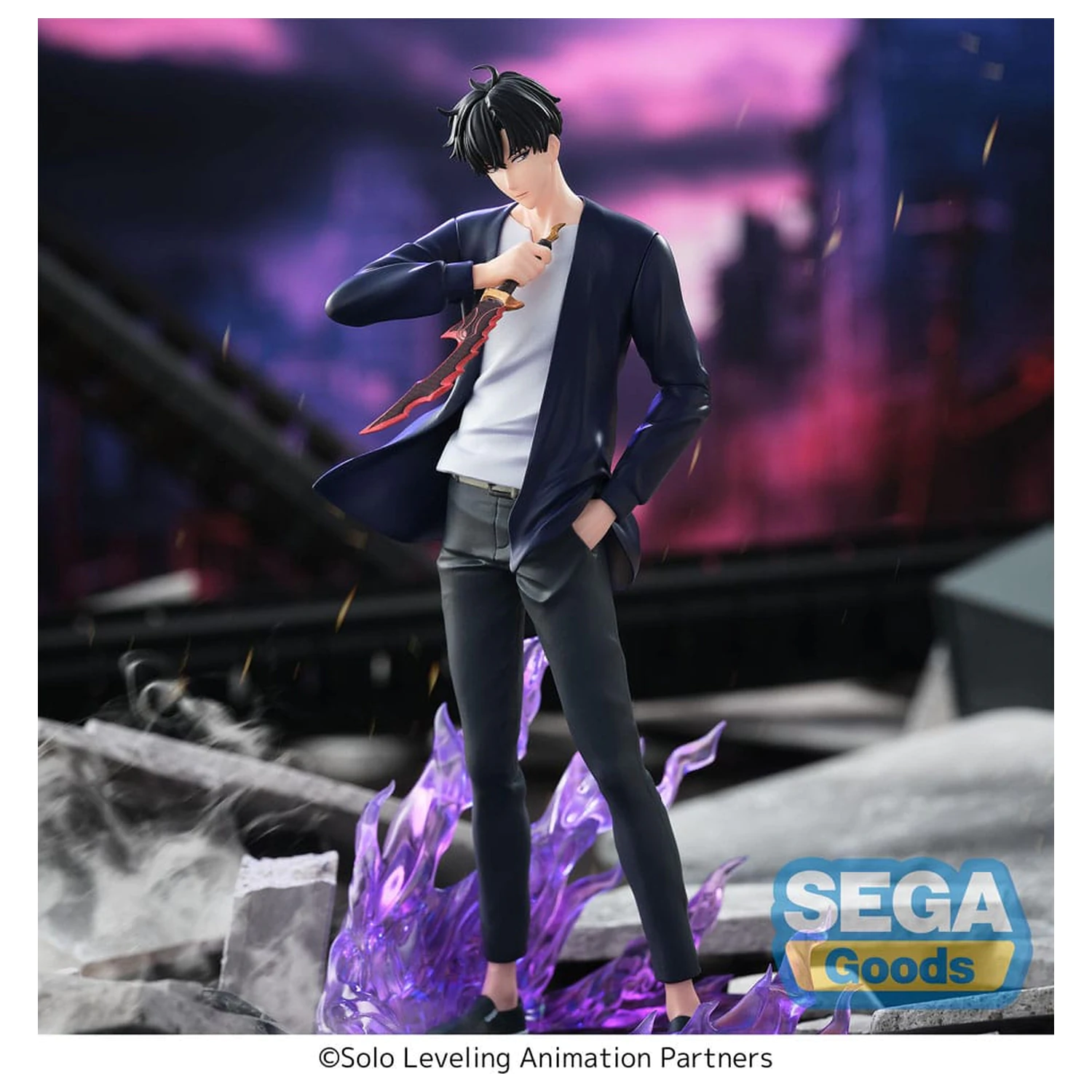 Solo Leveling XrossLink statueta PVC Sung Jinwoo 18 cm poza produsului