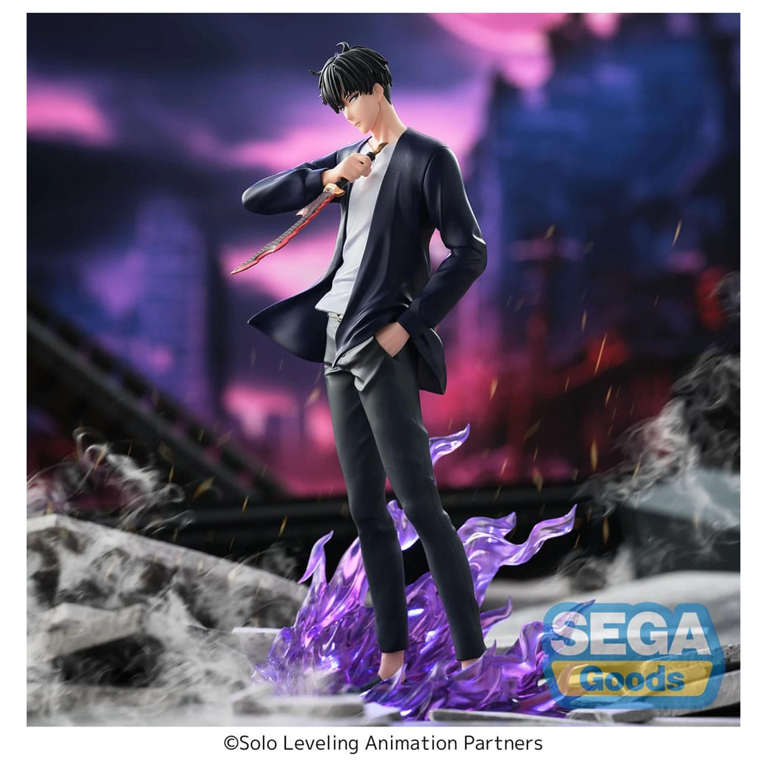 Solo Leveling XrossLink statueta PVC Sung Jinwoo 18 cm poza produsului